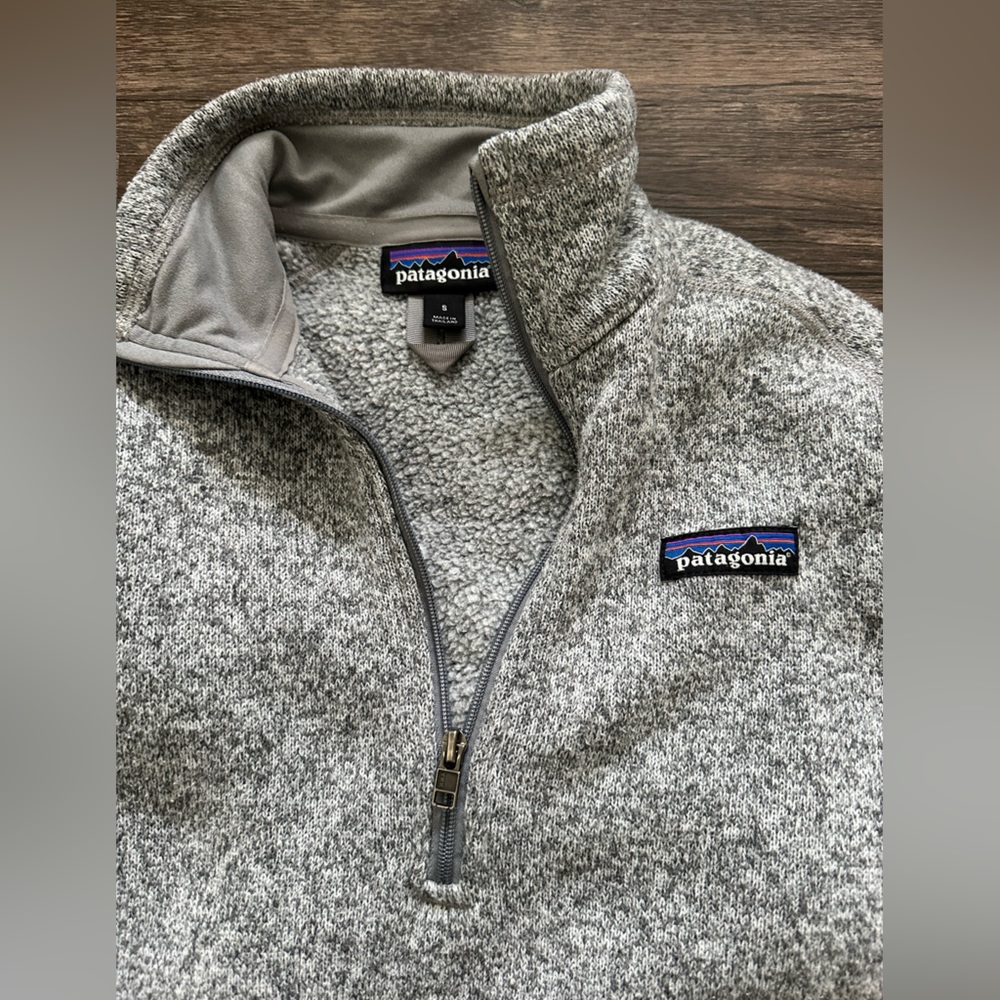 Patagonia Better Sweater Size S Like New Grey - Picture 3 of 4